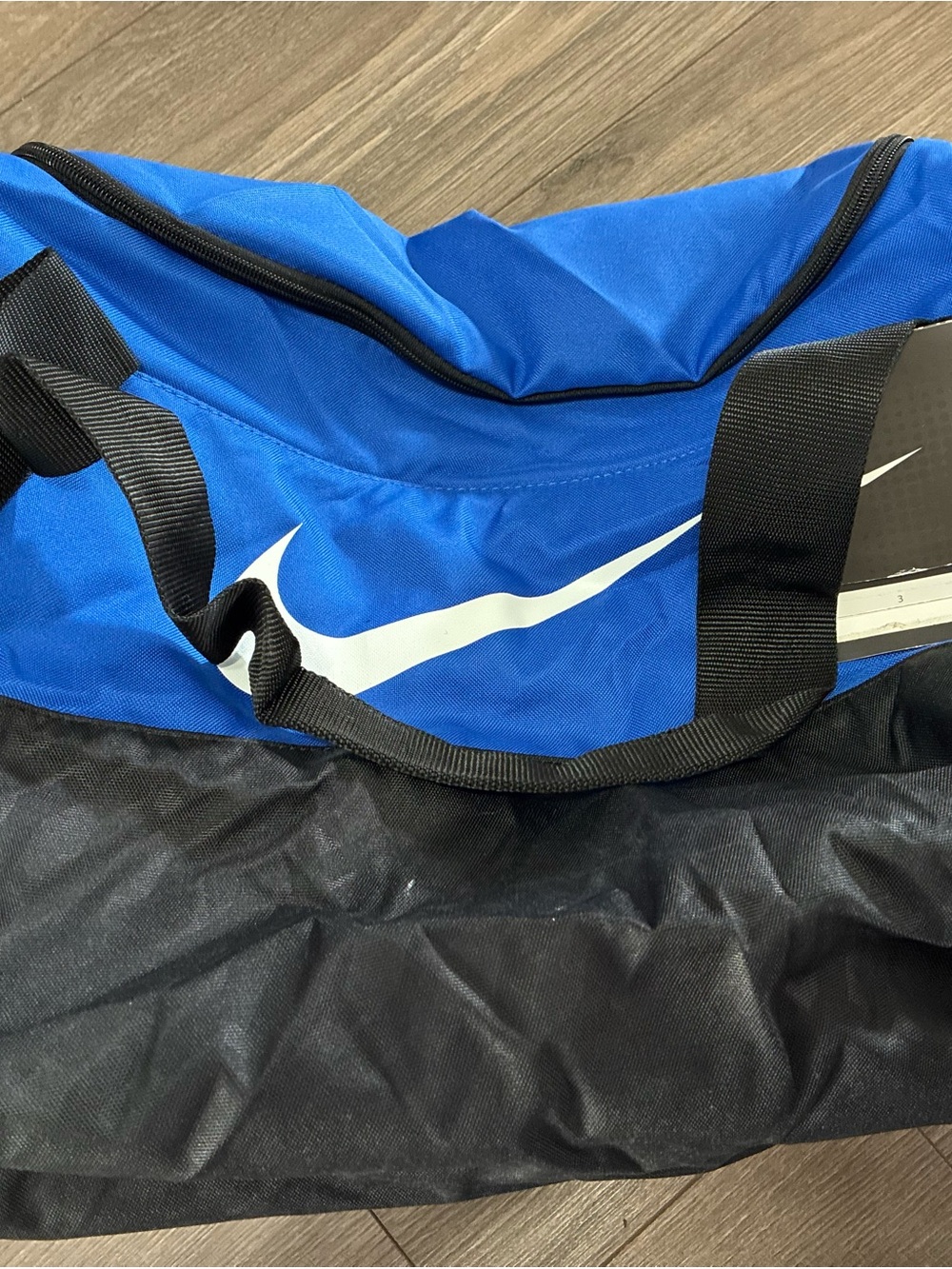 Nike Royal Blue and Black Duffel with MPA logo